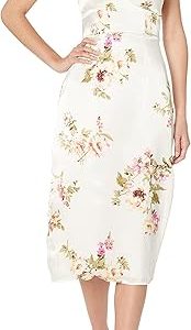 Speechless Women's Sleeveless Midi Satin Dress